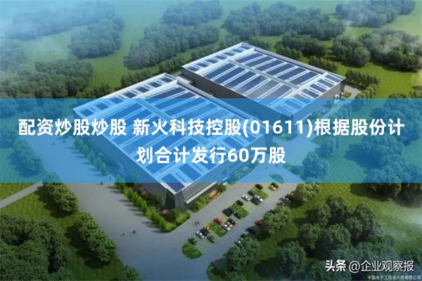 配资炒股炒股 新火科技控股(01611)根据股份计划合计发行60万股