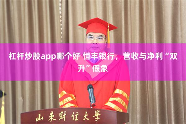 杠杆炒股app哪个好 恒丰银行，营收与净利“双升”假象